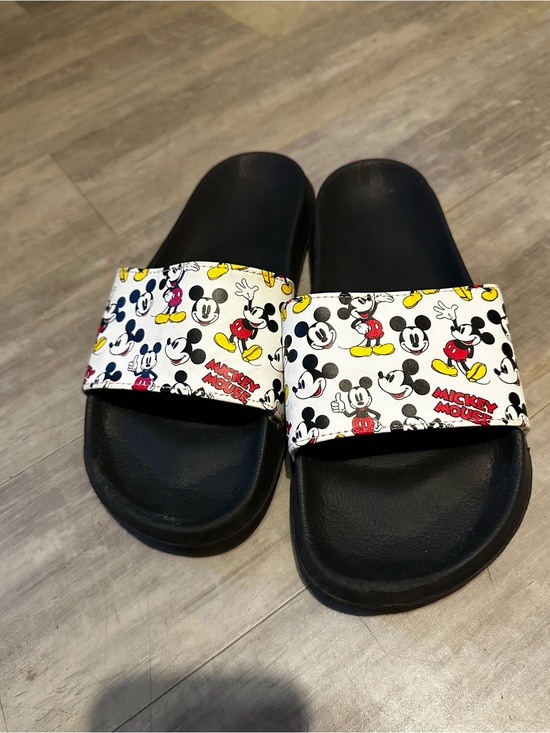 Disney Other - ⭐️Disney Mickey Mouse White Multi-Color Slide Sandals